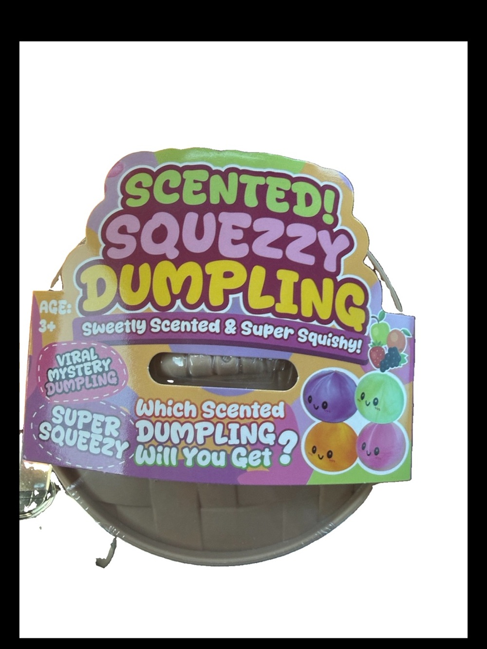 Scented Squeezy Dumpling Plush Toy - Colorful Scented Squishy